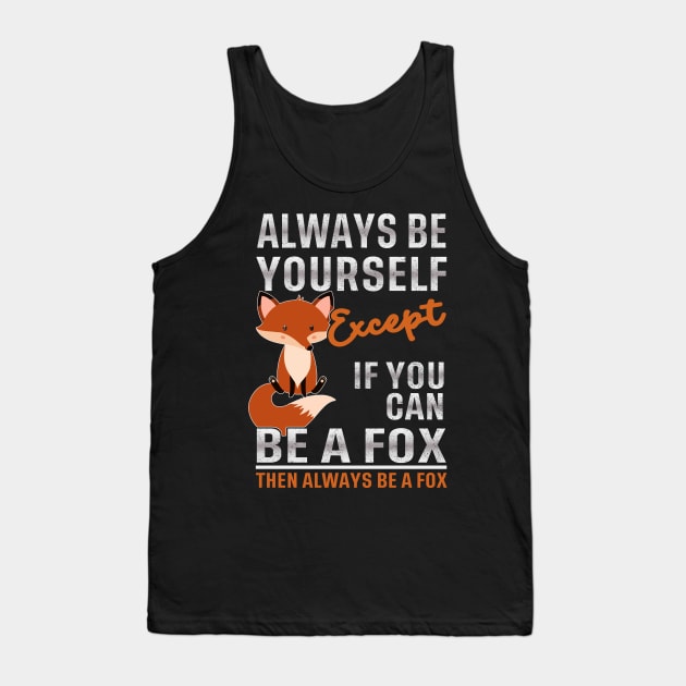 Fox Tank Top by banayan